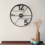 Price and Buy Minimalist Wall Clock – Durable Metal Construction