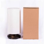 Price and Buy Minimalist Wooden Cylinder Table Lamp with White  Shade - Image 6