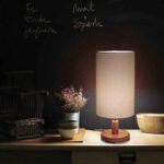 Price and Buy Minimalist Wooden Table Lamp & Bedside Handcrafted with White Shade Mitra - Image 4