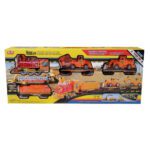 Price and Buy Mining Train Play set with Tracks & 2 Tractors – Realistic Motion & Battery Operated