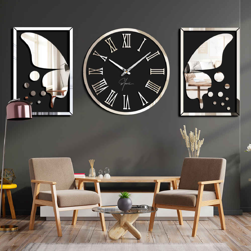 Price and Buy Modern 3-Piece Wall Clock Set Carolyn - Image 4