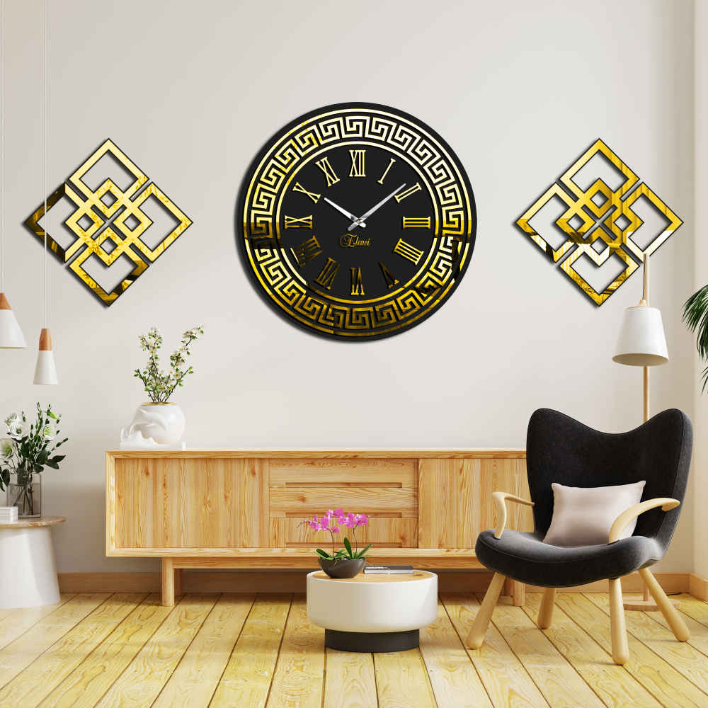 Price and Buy Modern 3-Piece Wall Clock Set Elahe