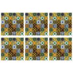 Price and Buy Modern Geometric Floral Pattern Placemat – Chic & Functional (Set of 6)