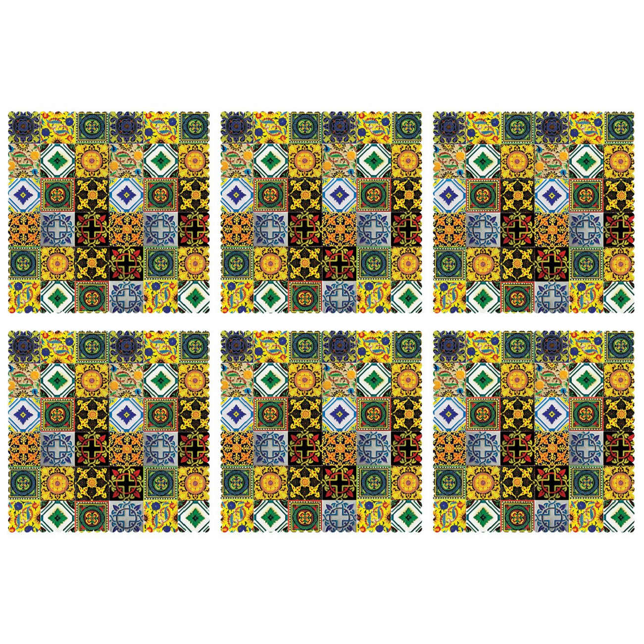Price and Buy Modern Geometric Floral Pattern Placemat – Chic & Functional (Set of 6)_6902077745de9.jpeg Price and Buy Modern Geometric Floral Pattern Placemat – Chic & Functional (Set of 6) - Image 1