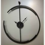 Price and Buy Modern Metal Wall Clock with Crescent Moon Design – Elegant & Unique - Image 3