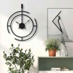 Price and Buy Modern Minimalist Wall Clock – Sleek Metal Design for Contemporary Homes