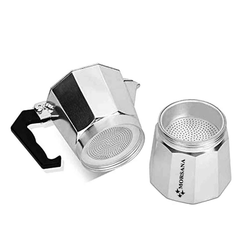 Price and Buy Moka Pot Stovetop Espresso Maker – Classic Italian Coffee Brewer 3 Cup Capacity Morsana - Image 4