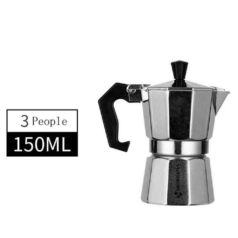 Price and Buy Moka Pot Stovetop Espresso Maker – Classic Italian Coffee Brewer 3 Cup Capacity Morsana - Image 5