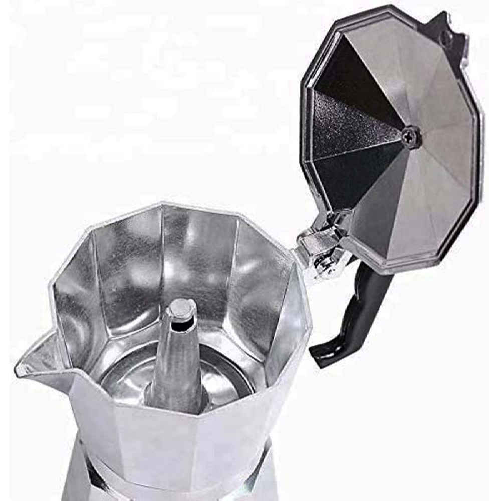 Price and Buy Moka Pot Stovetop Espresso Maker – Classic Italian Coffee Brewer 3 Cup Capacity Morsana - Image 8