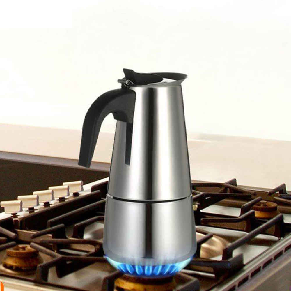 Price and Buy Moka Pot Stovetop Espresso Maker – Classic Italian Coffee Brewer er 4 Cup Capacity Unico Life - Image 3