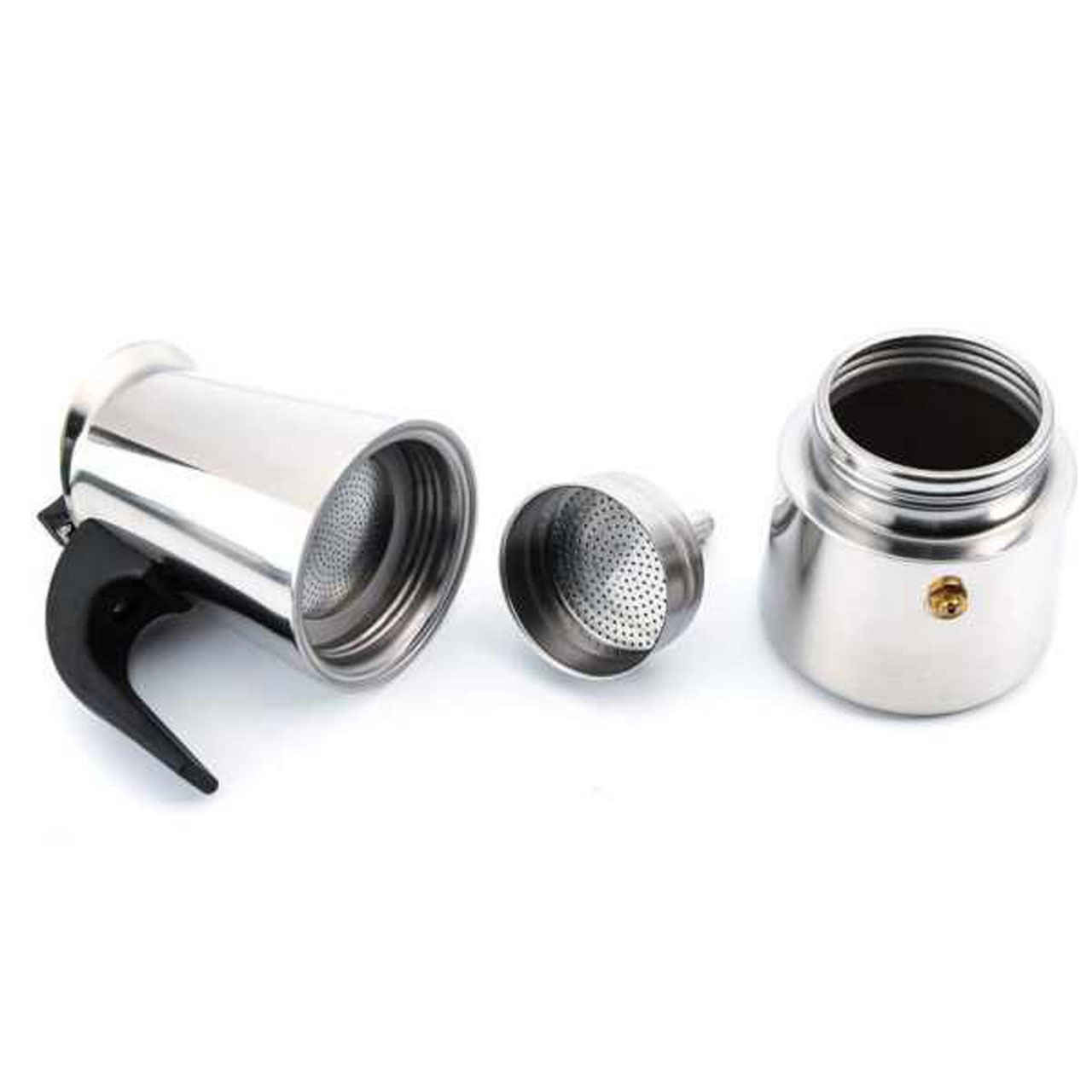 Price and Buy Moka Pot Stovetop Espresso Maker – Classic Italian Coffee Brewer er 4 Cup Capacity Unico Life - Image 5
