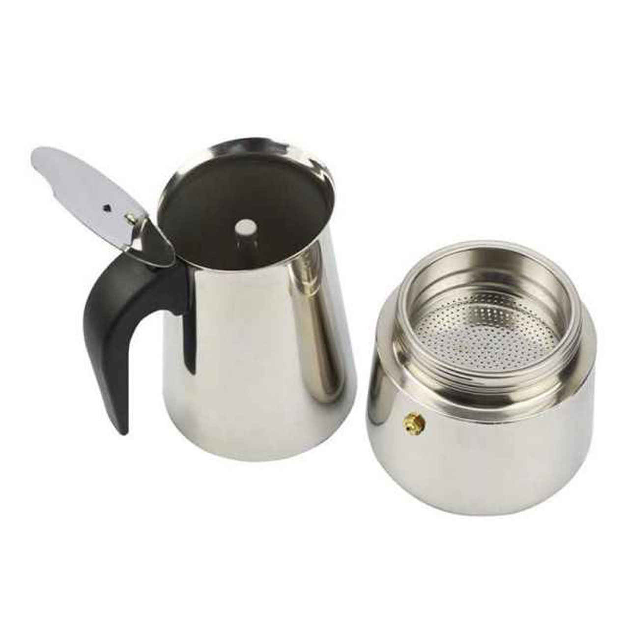 Price and Buy Moka Pot Stovetop Espresso Maker – Classic Italian Coffee Brewer er 4 Cup Capacity Unico Life - Image 7