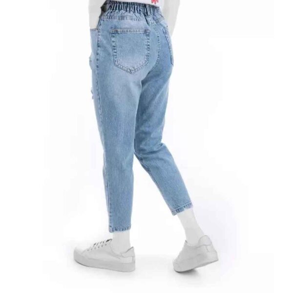 Price and Buy Mom Jeans Elastic Waist with Ripped Design Fashion Style_68fe9ac249391.jpeg Price and Buy Mom Jeans Elastic Waist with Ripped Design Fashion Style
