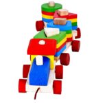 Price and Buy Montessori-Inspired Wooden Train Toy – Educational Color & Shape Sorter for Toddlers - Image 3