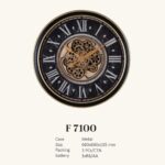 Price and Buy Moving Metal Gear Wall Clock with Roman Numerals - Image 3