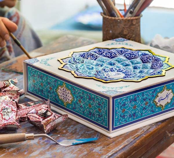 Price and Buy Mozaffari Gaz: 40% Pistachio – Traditional Iranian Rosewater Nougat Sweet - Image 3