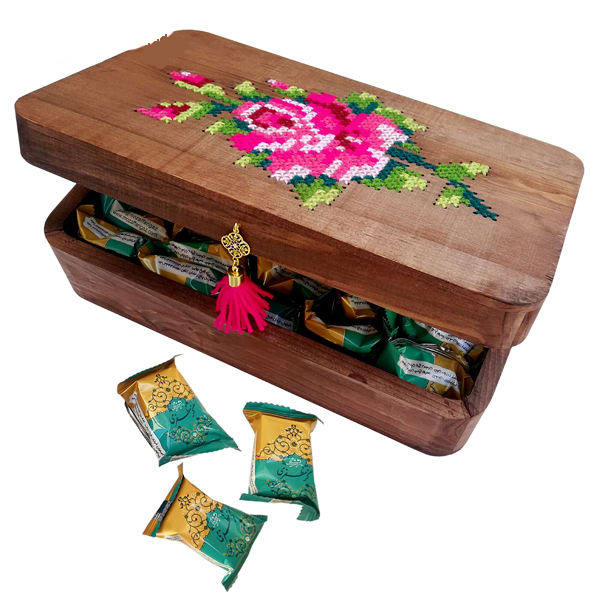 Price and Buy Mozaffari Gaz: 40% Pistachio – Traditional Rosewater Nougat Sweet - Image 3