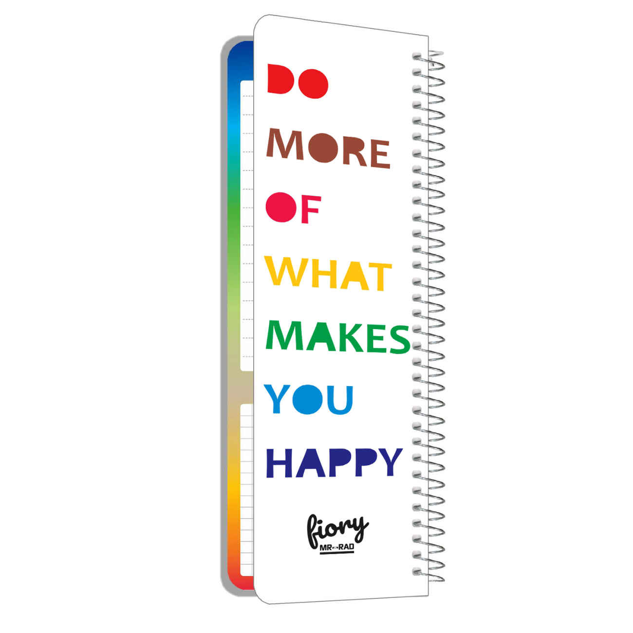 Price and Buy Mr. Rad To-Do List Notebook – Rainbow Design with Inspirational Quote_6903b2545f713.jpeg Price and Buy Mr. Rad To-Do List Notebook – Rainbow Design with Inspirational Quote - Image 1