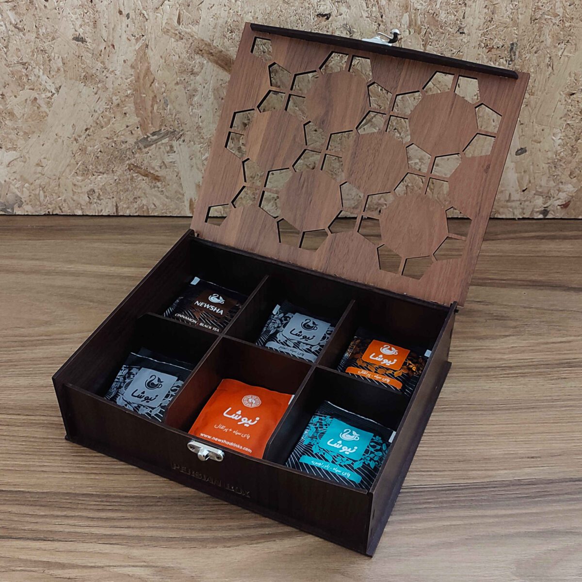 Price and Buy Multi-Functional Wooden Tea Box with 6 Compartments - Image 3