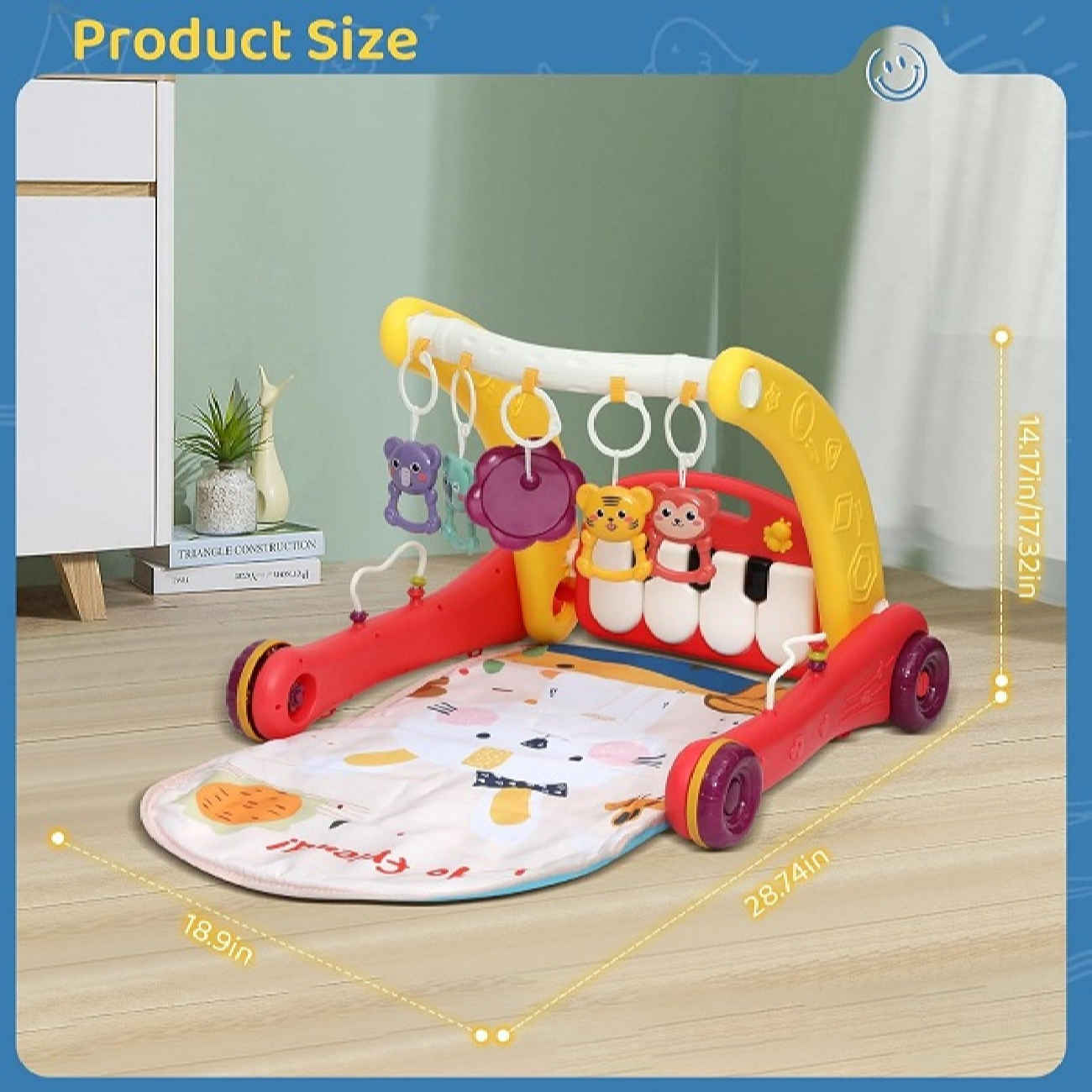 Price and Buy Musical Animal-Themed Baby Walker with Interactive Piano – Fun & Educational Toddler Toy_690386d1afeed.jpeg Price and Buy Musical Animal-Themed Baby Walker with Interactive Piano – Fun & Educational Toddler Toy - Image 3
