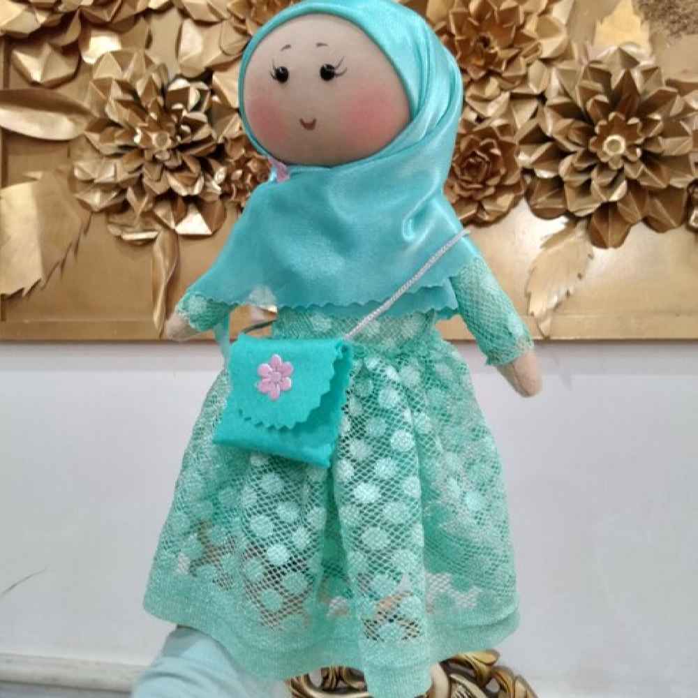 Price and Buy Muslim Hijab Rag Doll Model Reyhaneh with Bag – Perfect for Gifting | Handmade Islamic Toy - Image 3
