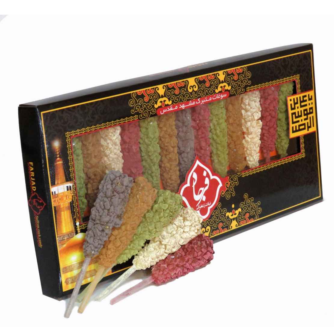 Price and Buy Nabat – Persian Hard Rock Candy on Stick – Mixed Flavors 260 gr, (2x) - Image 3