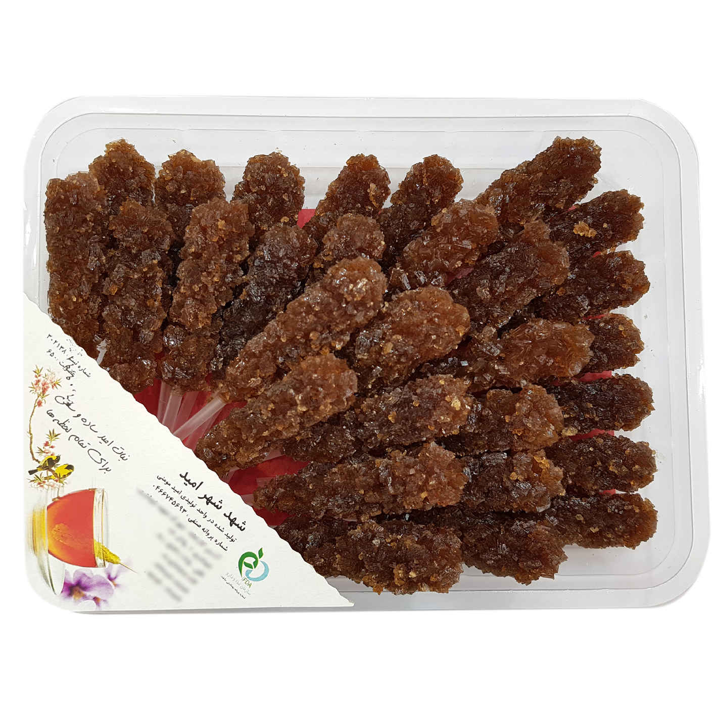 Price and Buy Nabat – Persian Hard Rock Candy with Brown Sugar on Stick – 500 gr, 30 Pcs