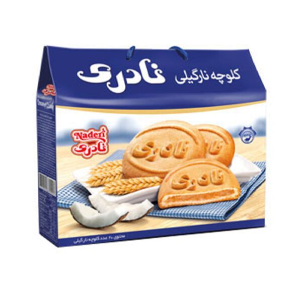 Price and Buy Naderi Coconut Cookies in Box – Pack of 10 double cookies (Koloocheh)
