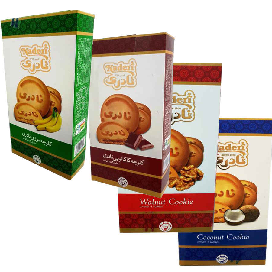 Price and Buy Naderi Mixed Cookies – Pack of 16 double cookies (Koloocheh)