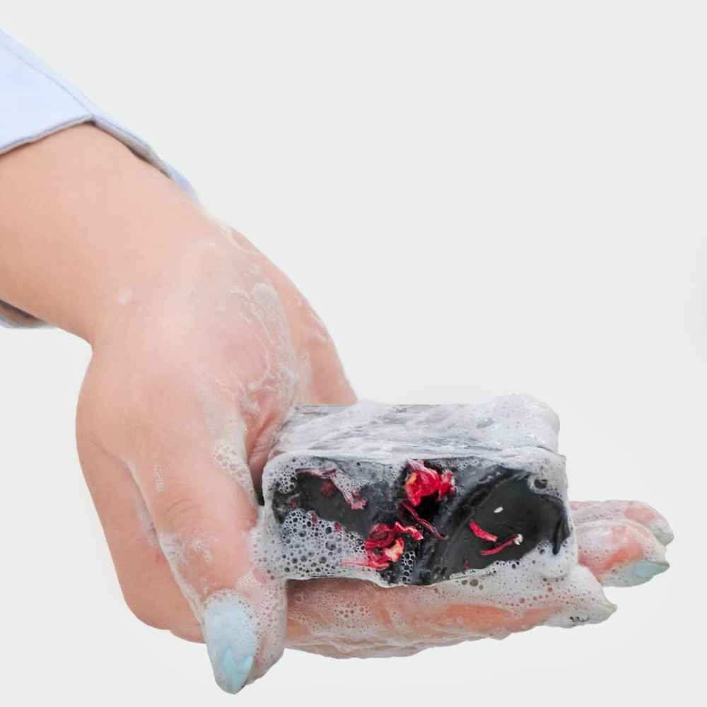 Price and Buy Natural Black Cleansing Bar for Oily Skin (x6) - Image 3