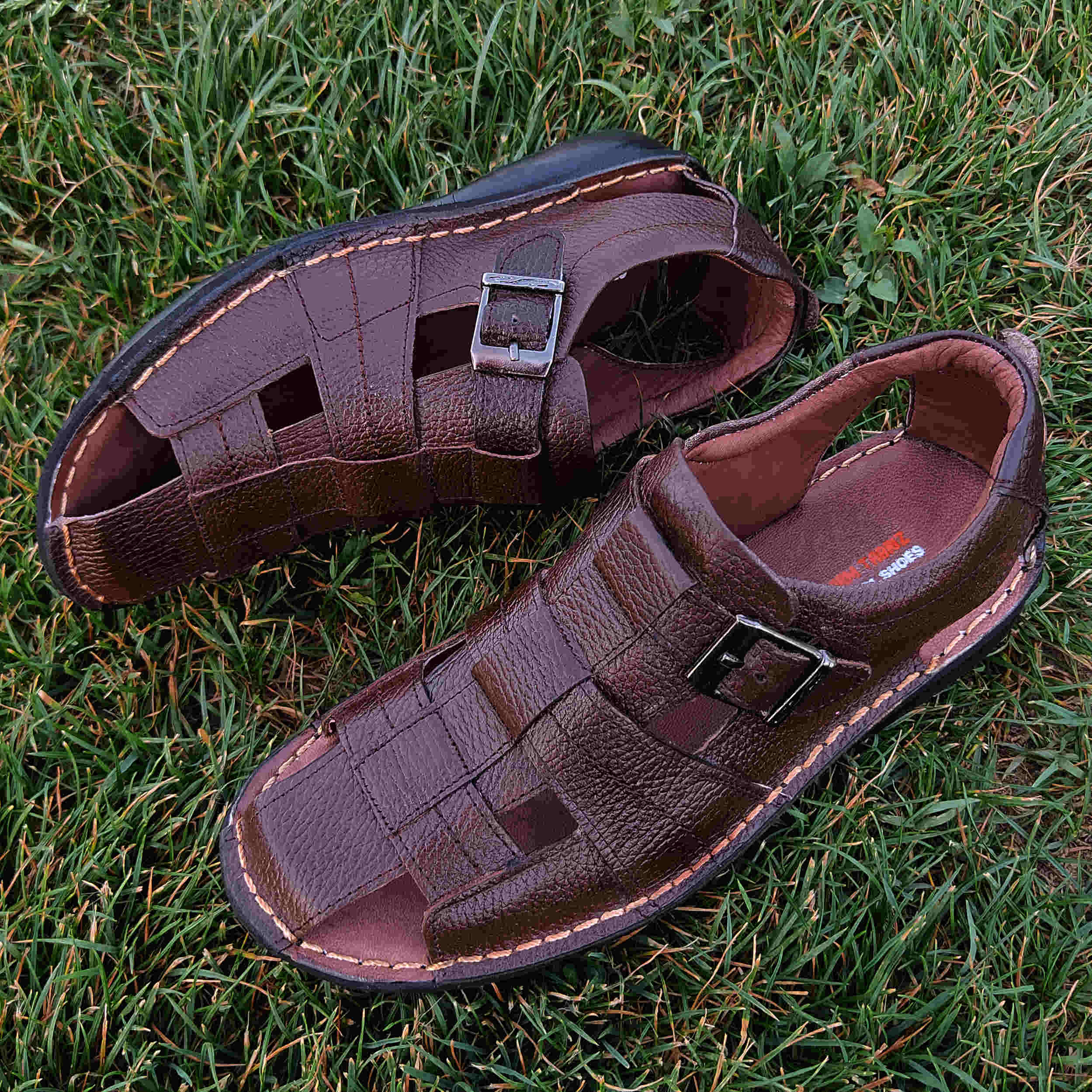 Price and Buy Natural Leather Hiking Sandals For Men Model Thunder - Image 6