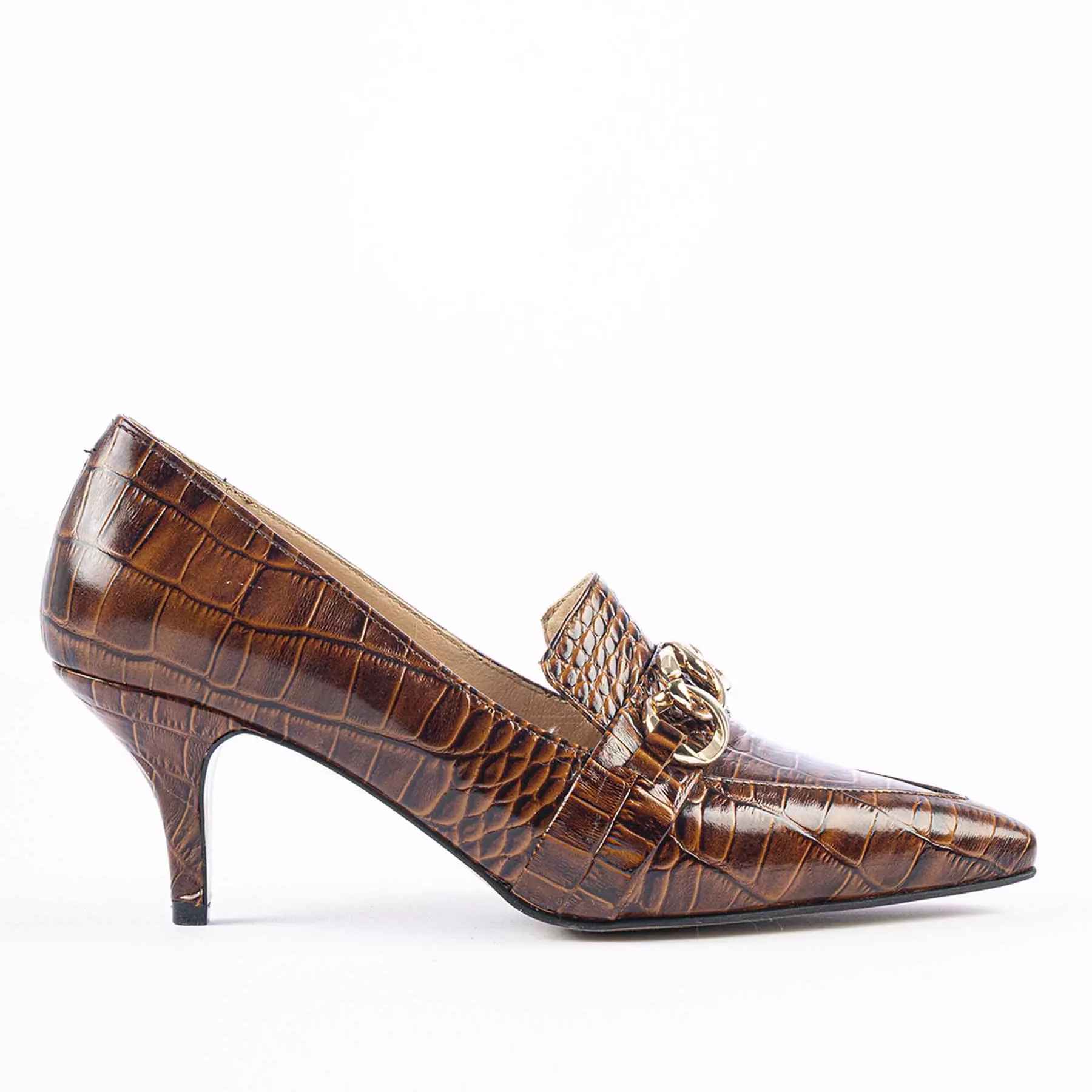 Price and Buy Natural Leather Pump Heels Pointed Toe for Women Model Jeannette - Image 3
