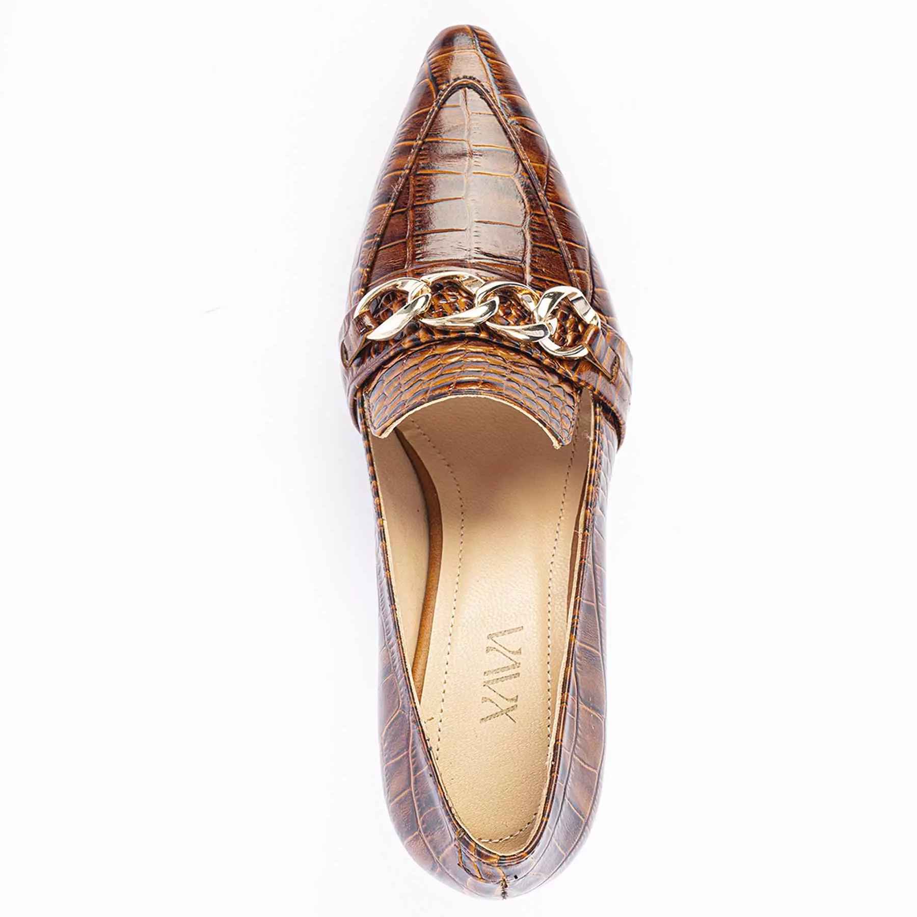 Price and Buy Natural Leather Pump Heels Pointed Toe for Women Model Jeannette - Image 4