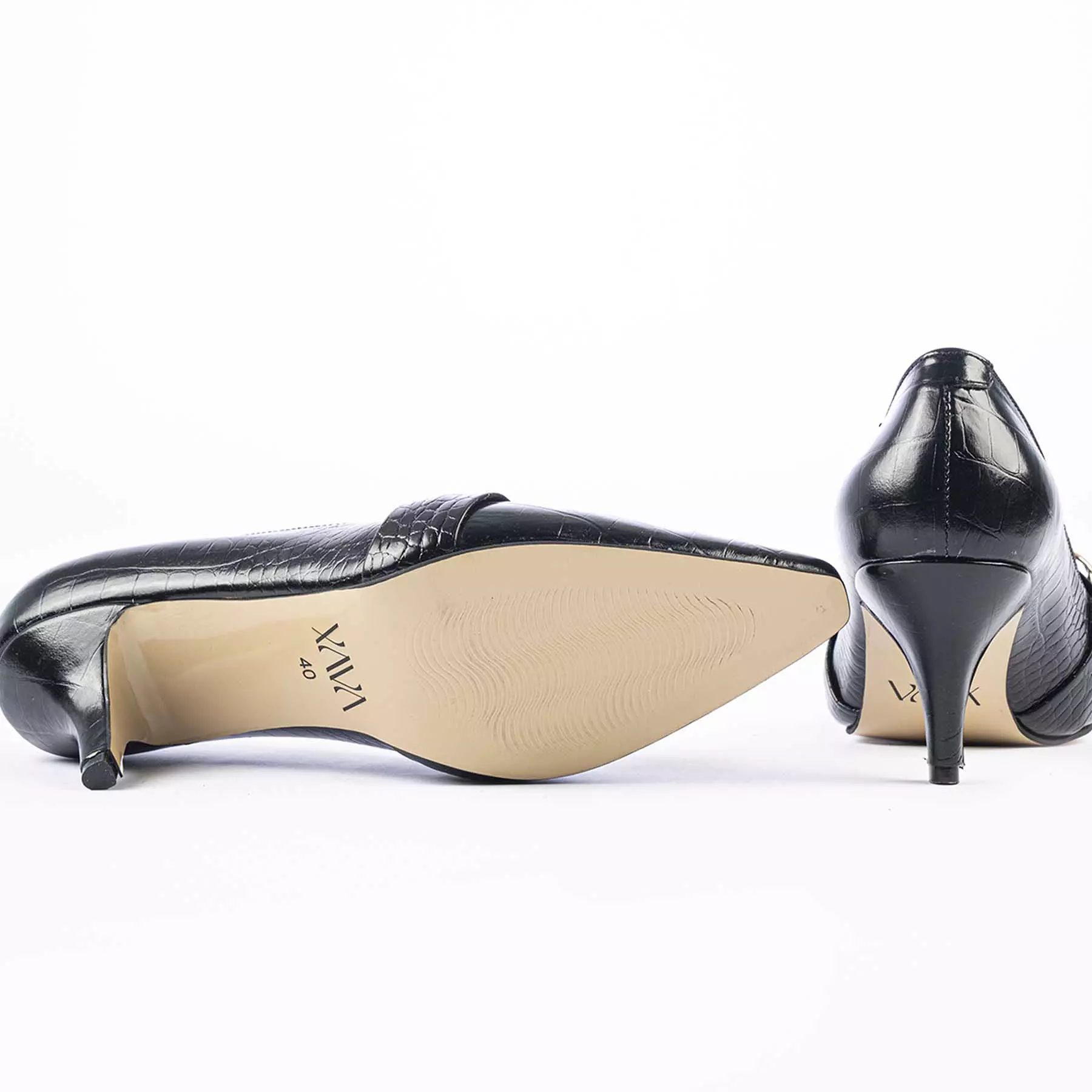 Price and Buy Natural Leather Pump Heels Pointed Toe for Women Model Jeannette - Image 8