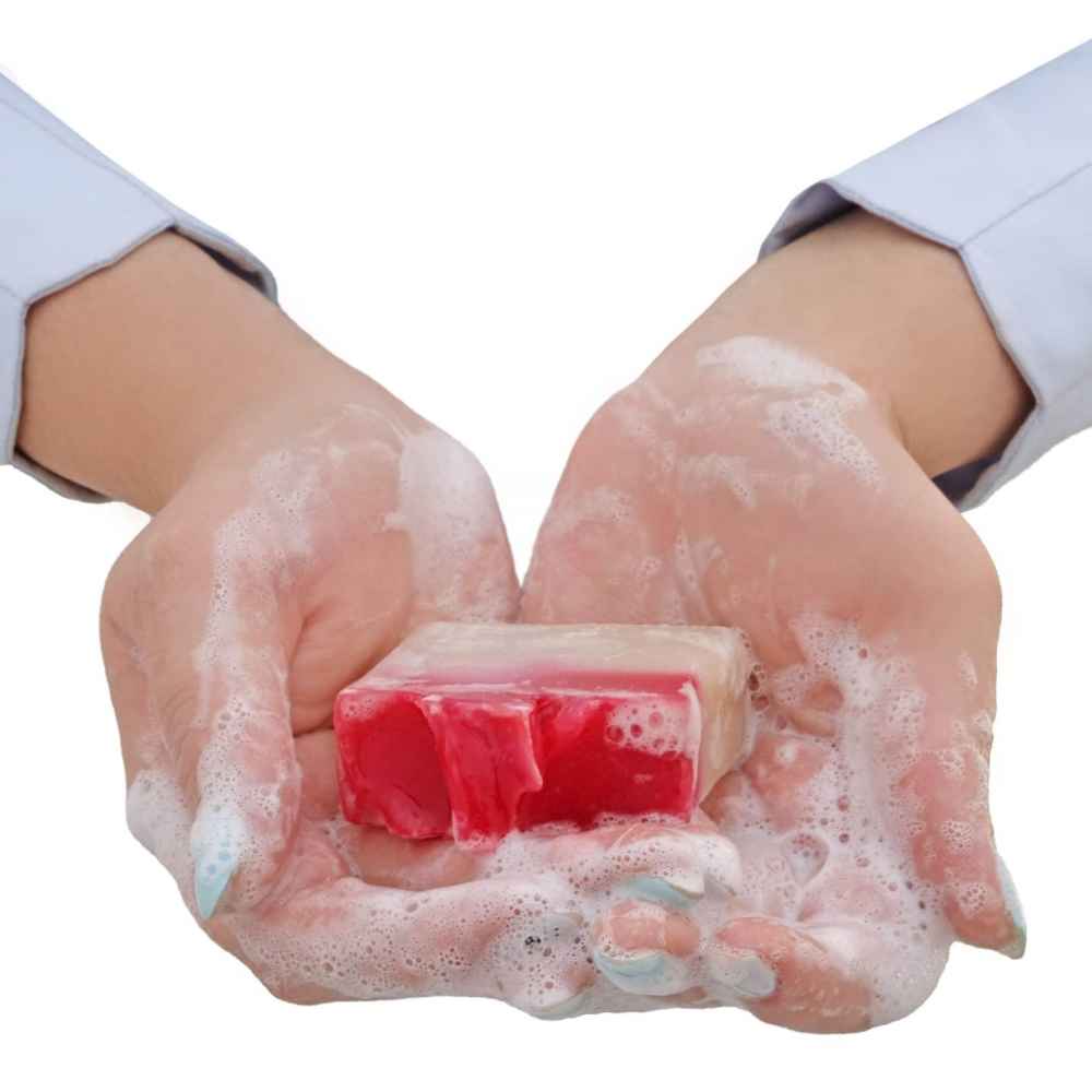 Price and Buy Natural Soap Bar for Dry Skin with Grapeseed Oil (x6) - Image 3