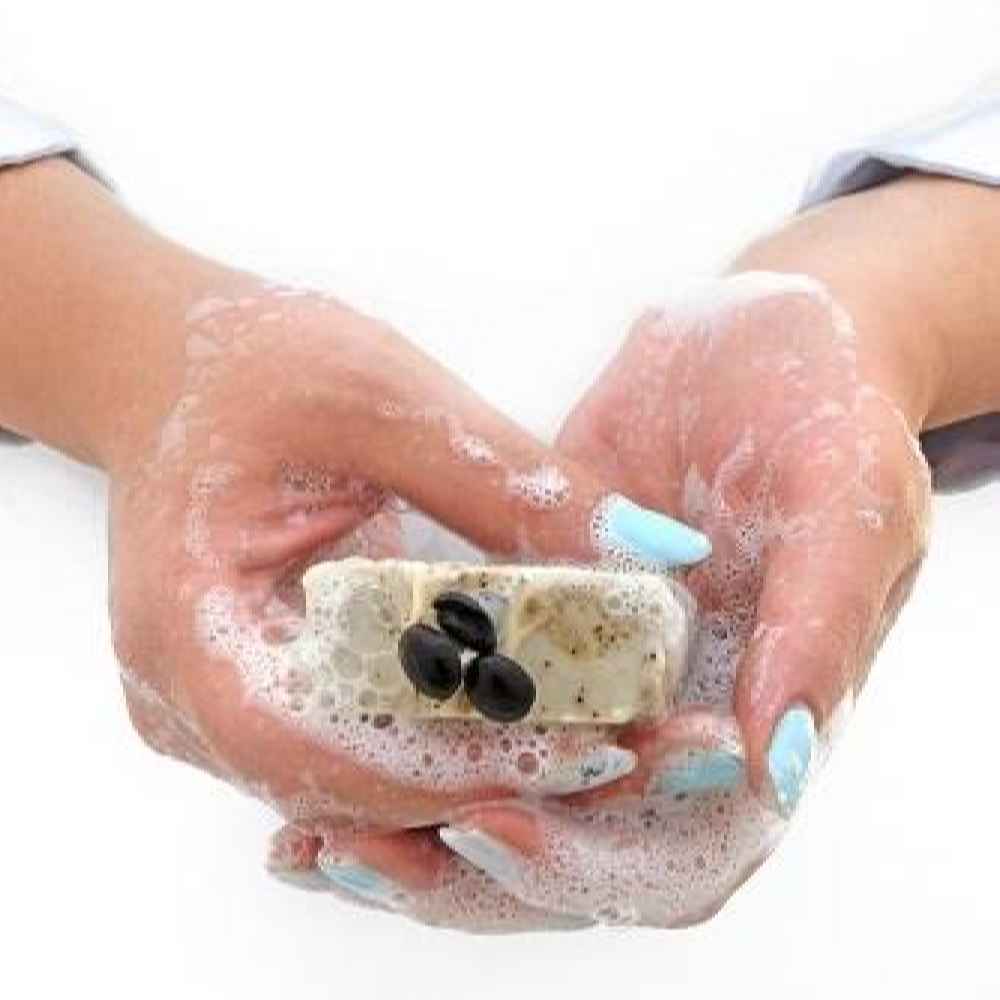 Price and Buy Natural Soap Bar for Normal Skin with Coffee Powder (x6) - Image 3