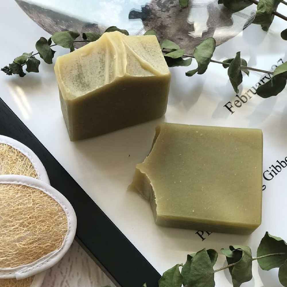 Price and Buy Natural Soap Bar for Normal Skin with Spirulina Powder
