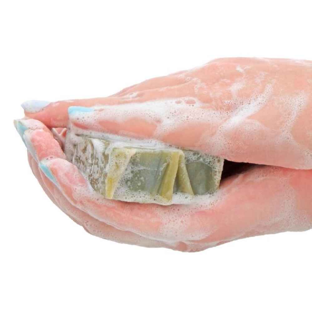 Price and Buy Natural Soap Bar for Normal Skin with Spirulina Powder - Image 4