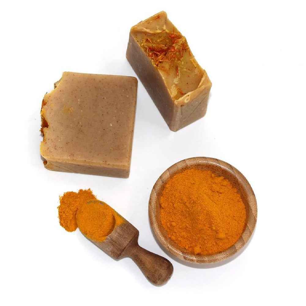 Price and Buy Natural Soap Bar for Oily Skin with Turmeric (x6) - Image 4
