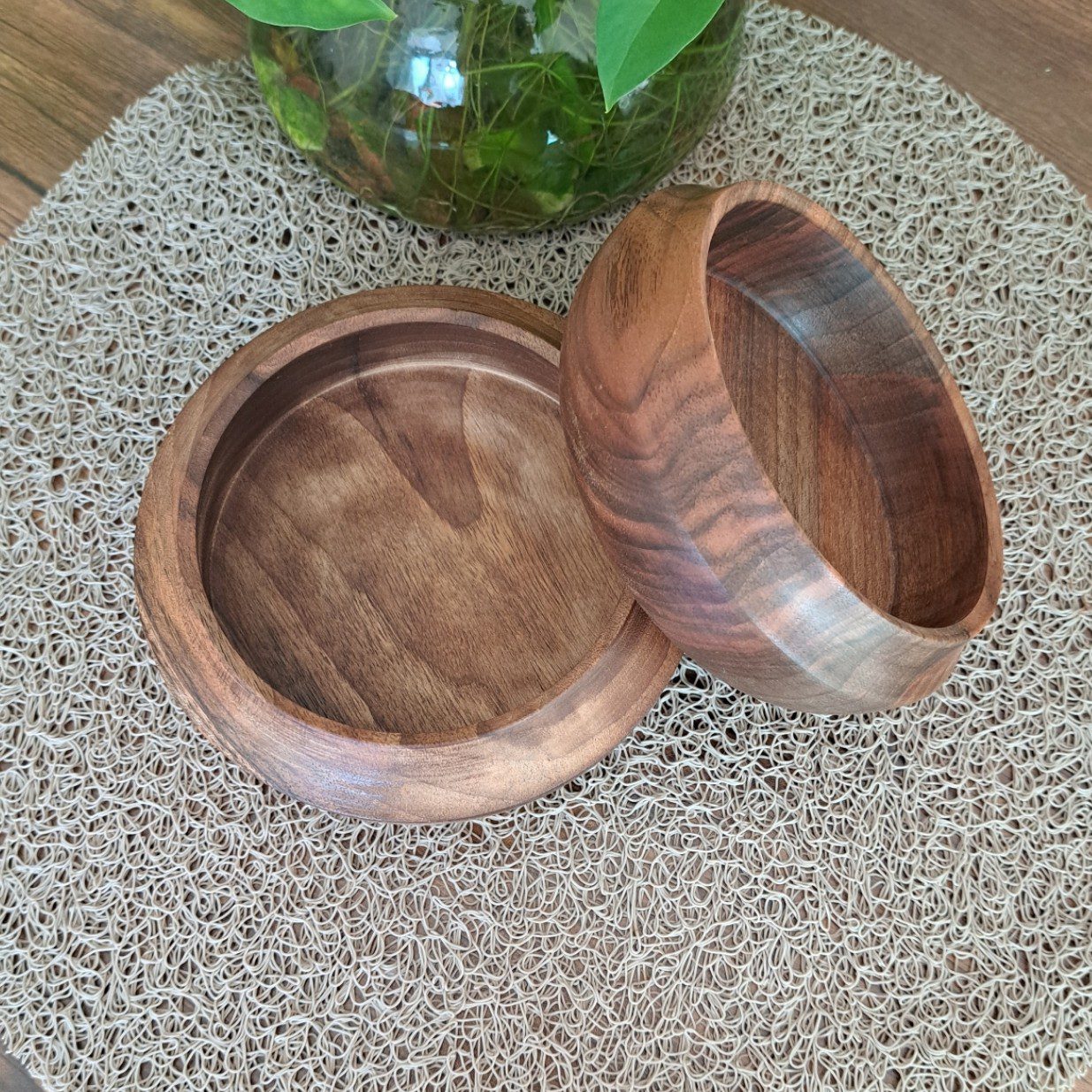 Price and Buy Natural Wooden Bowl Made of Walnut Wood for Home Decoration - Image 4