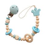 Price and Buy Natural Wooden Pacifier Chain – Safe & Stylish Baby Accessory