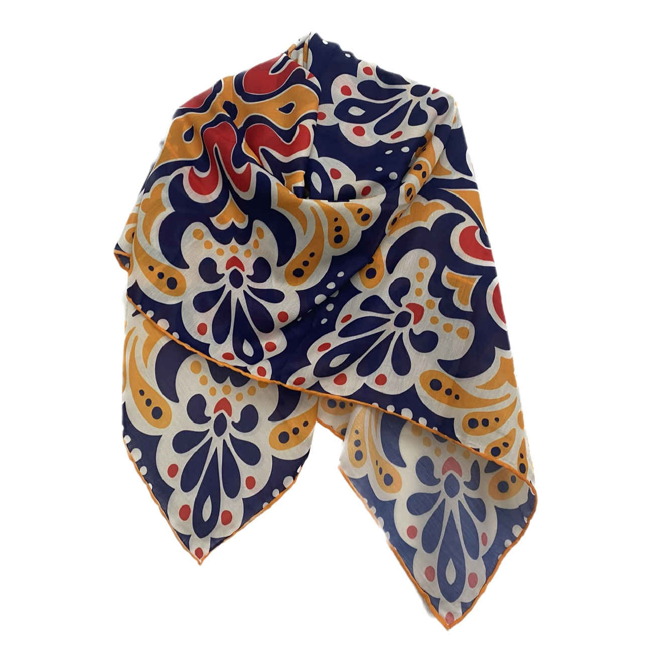 Price and Buy Navy Blue Scarf With Gorgeous Floral Design -Timeless Style for Every Season_690334a5c5f55.jpeg Price and Buy Navy Blue Scarf With Gorgeous Floral Design -Timeless Style for Every Season - Image 1
