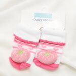 Price and Buy Newborn Anti-Slip Socks – Adorable Strawberry Style 0-12 Months - Image 3