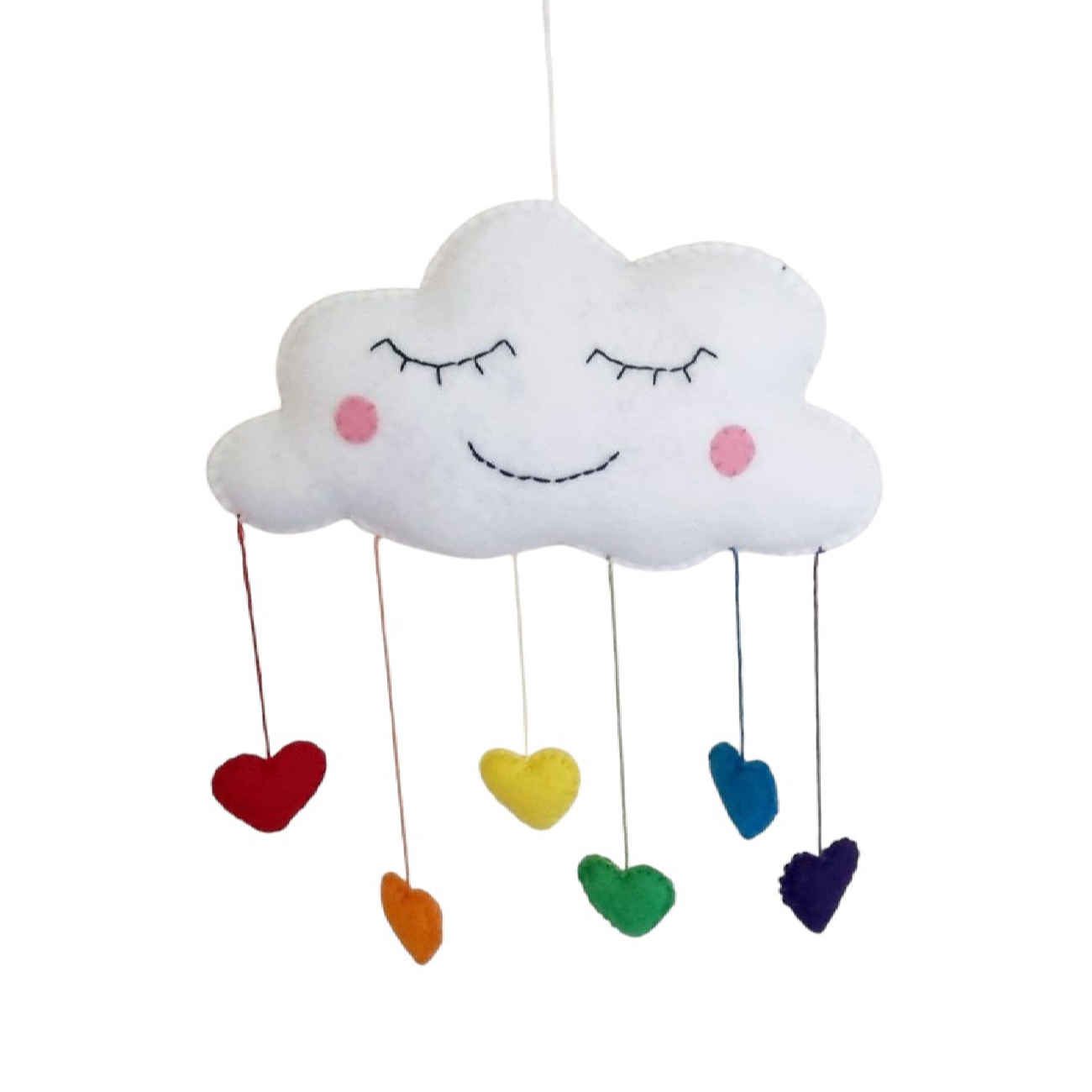 Price and Buy Newborn Baby Crib Mobile – Cloud & Heart Design for Sweet Dreams_69039f2285514.jpeg Price and Buy Newborn Baby Crib Mobile – Cloud & Heart Design for Sweet Dreams - Image 1