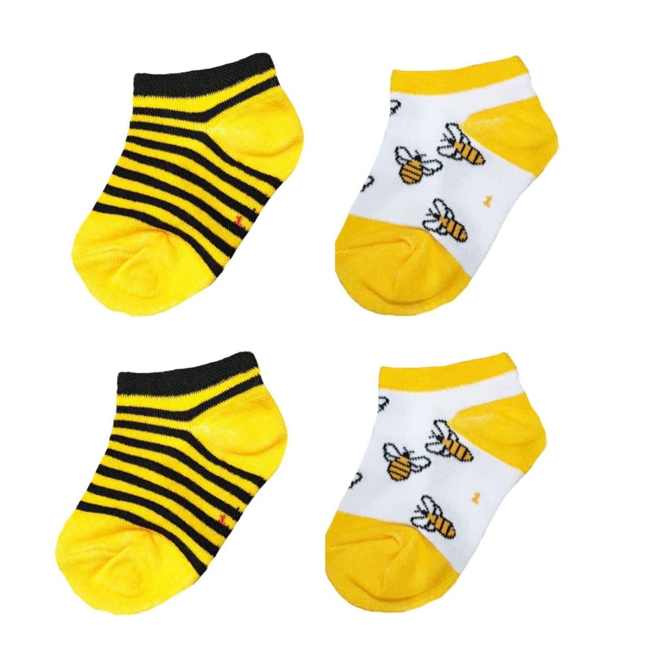 Price and Buy Newborn Bee Design Socks – 2-Piece Set_6902c734148fd.jpeg Price and Buy Newborn Bee Design Socks – 2-Piece Set - Image 1