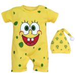 Price and Buy Newborn Short Sleeves Onesie & Hat Set Model SpongeBob