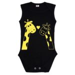 Price and Buy Newborn Sleeveless Onesie Set of 2 with Giraffe Design - Image 3