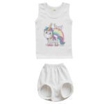 Price and Buy Newborn Vest Top & Shorts Set Model Magic Unicorn