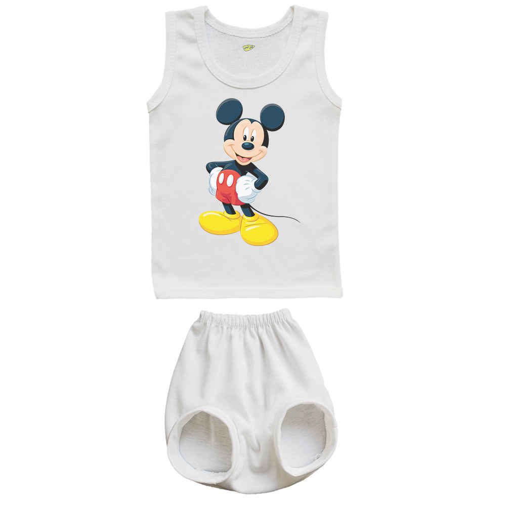 Price and Buy Newborn Vest Top & Shorts Set Model Mickey Mouse_68fe43222cd6e.jpeg Price and Buy Newborn Vest Top & Shorts Set Model Mickey Mouse - Image 1
