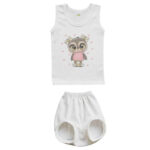 Price and Buy Newborn Vest Top & Shorts Set Model Owl